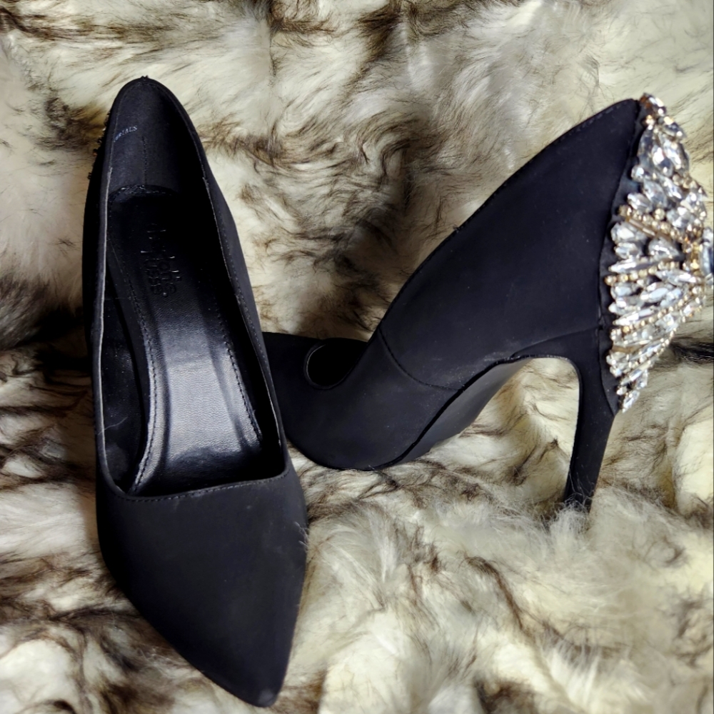 Black high heels